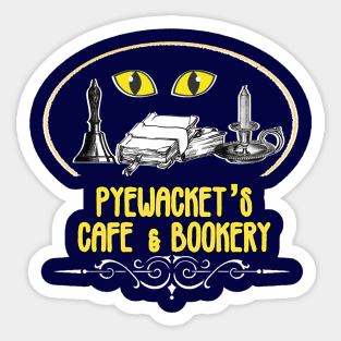 Pyewacket's Café and Bookery Sticker